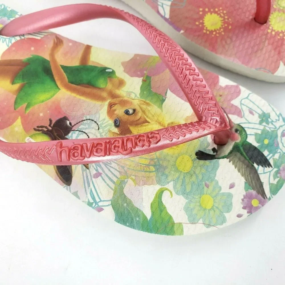 Disney Havaianas Slim Flip Flops‎ Tinkerbell  Pink
